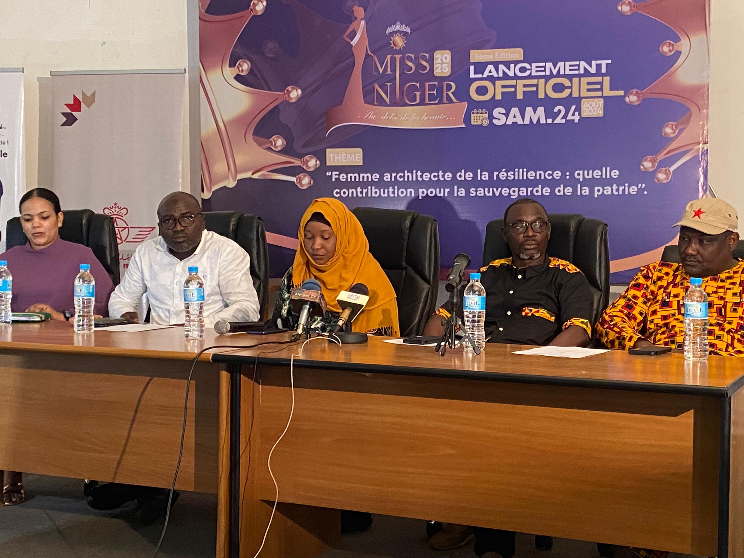 Conférence de Presse du lancement de la 5ème édition du concours Miss Niger 